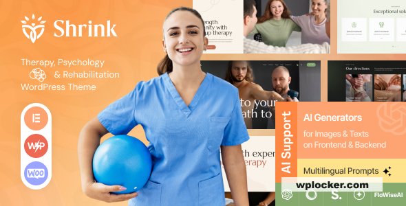 Shrink v1.0 - Therapy, Psychology & Rehabilitation WordPress Theme