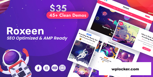 Roxeen v2.5.2 - Personal Lightweight WordPress Theme