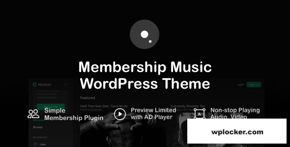 Musicon v4.4 – WordPress Membership Music Theme