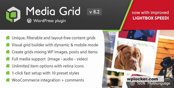 Media Grid v8.2.4 - Wordpress Responsive Portfolio