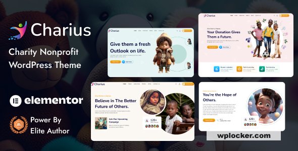 Charius v1.0 - Nonprofit Charity WordPress Theme