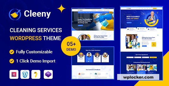 Cleeny v1.0.0 – Cleaning Services & Repair Company WordPress Theme