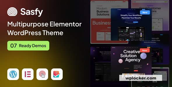 Sasfy v1.0.5 - Multipurpose Elementor WordPress Theme