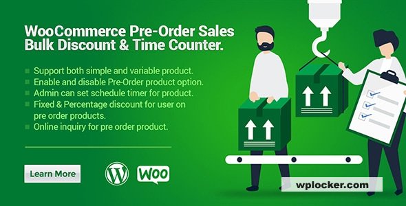 WooCommerce Pre-Order Sales, Bulk Discount & Time Counter v2.1.11