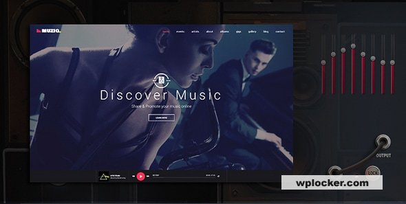 Muziq v1.4 - Music Band & Musician WordPress Theme