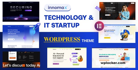 Innomax v1.0 – Technology & IT Startup WordPress Theme