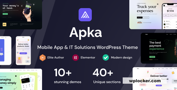 Apka v1.1.3 - Mobile App & IT Solutions WordPress Theme
