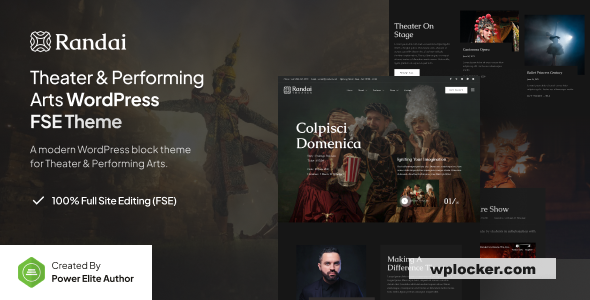 Randai v1.0.0 - Theater Entertainment & Performing Arts FSE WordPress Theme