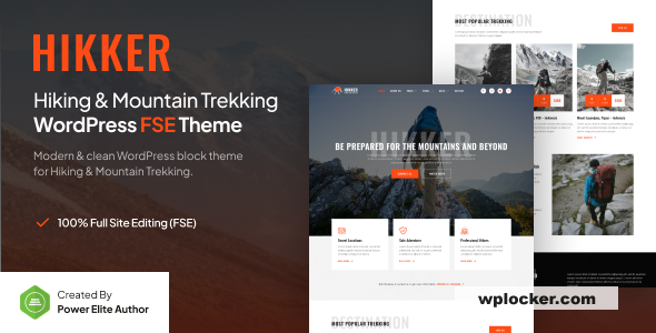 Hikker v1.0.0 – Hiking & Mountain Trekking FSE WordPress Theme
