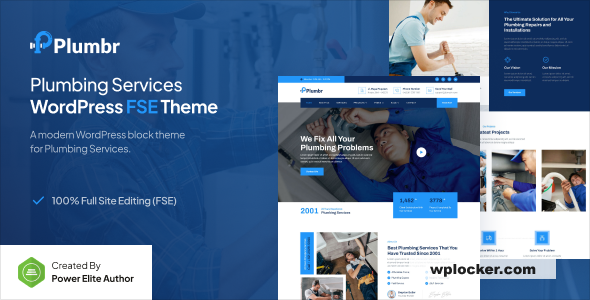 Plumbr v1.0.0 - Plumbing Services FSE WordPress Theme
