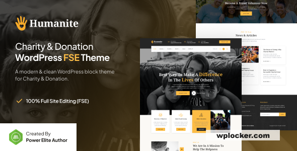 Humanite v1.0.0 – Charity & Donation FSE WordPress Theme
