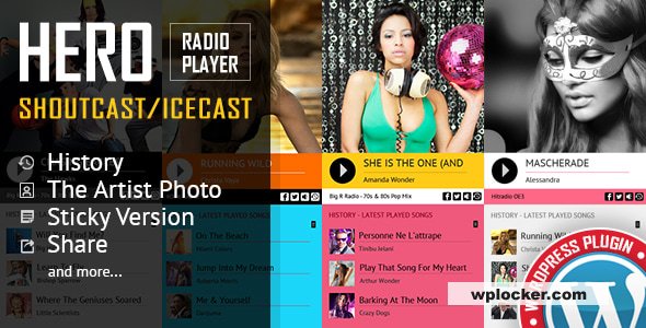 Hero v4.5.0 - Shoutcast and Icecast Radio Player With History