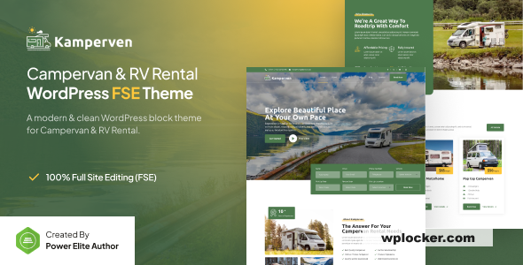 Kamperven v1.0 – Campervan & RV Rental FSE WordPress Theme