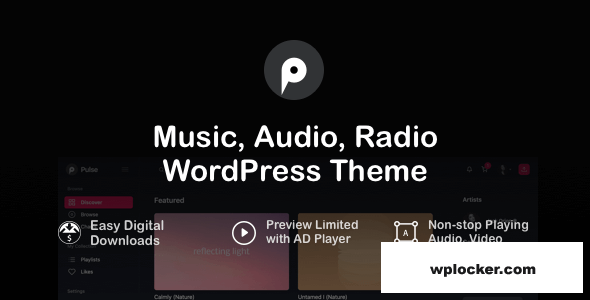 Pulse v4.4 - Music, Audio & Radio WordPress Theme