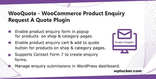 WooQuote v1.0.9 - WooCommerce Product Enquiry & Request A Quote Plugin