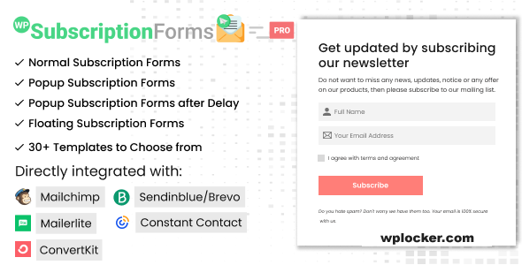 WP Subscription Forms PRO v2.0.4