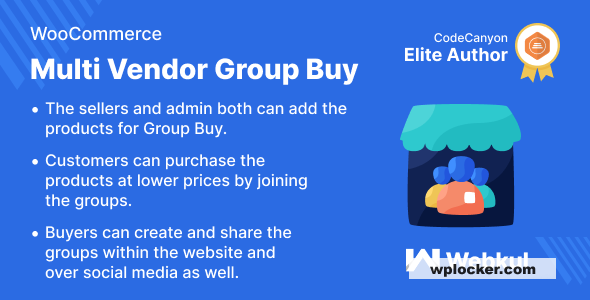 Multi Vendor Group Buy for WooCommerce v1.5.0
