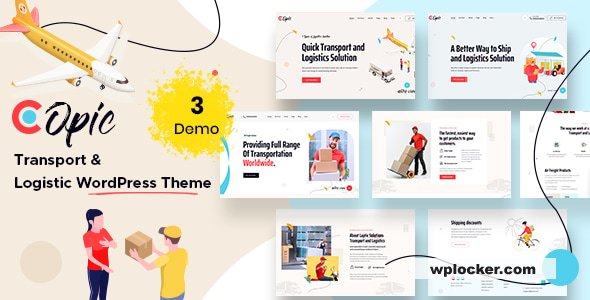 Copic v1.3 – Transport & Logistics WordPress Theme