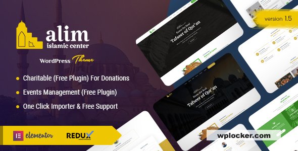 Alim v1.5 - Islamic Institute & Mosque WordPress Theme + RTL