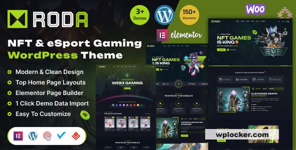 Roda v1.0.0 - Gaming Store & eCommerce WordPress Theme