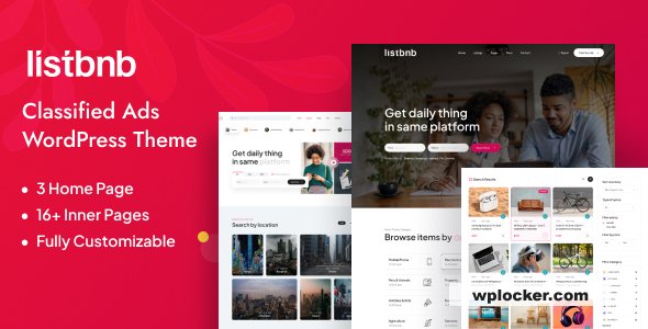 Listbnb v1.0.6 - Classified Ads WordPress Theme