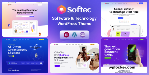 Softec v1.1.8 - Software & Technology WordPress Theme + RTL