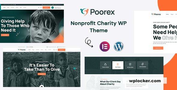 Poorex v1.0.4 - Nonprofit Charity WordPress Theme