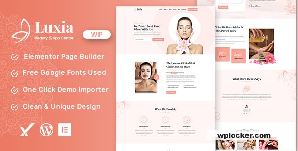 Luxia v1.0 - Beauty & Spa Center WordPress Theme