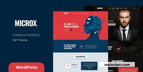 Microx v1.0.8 – Personal Portfolio WordPress Theme + RTL