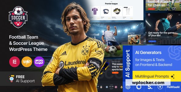 SoccerClub v2.1 - Football Team & Soccer League WordPress Theme
