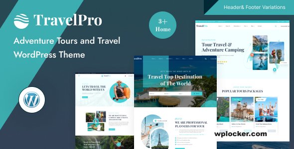 TravelPro v1.0 - Adventure Tours and Travel Agency WordPress Theme