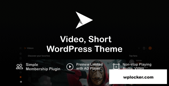 Videon v3.1 - Video, Short WordPress Theme