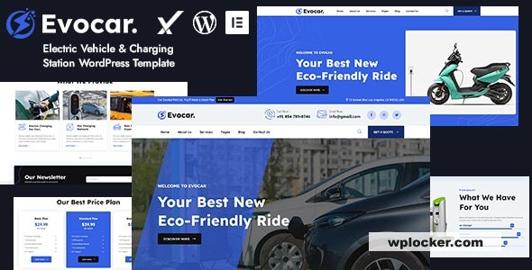Evocar v1.0 - Electric Vehicle & Charging Station WordPress Theme