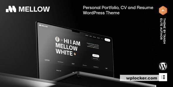 Mellow v1.0.1 - Personal Portfolio WordPress Theme