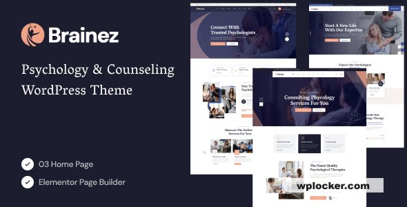 Brainez v1.0.1 - Psychology And Counseling WordPress Theme
