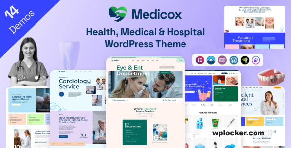 Medicox v1.0 – Health & Medical WordPress Theme