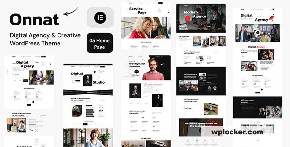 Onnat v1.0.3 – Digital Agency & Creative WordPress Theme