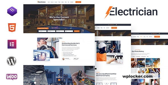 Electrician v5.6 - Electricity Services WordPress Theme