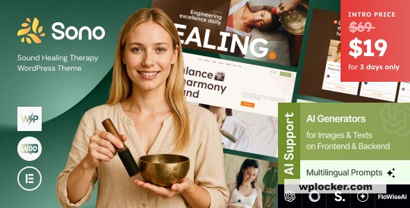 Sono v1.0 - Sound Healing Therapy WordPress Theme