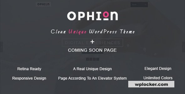 Ophion v1.0 - Clean WordPress Theme