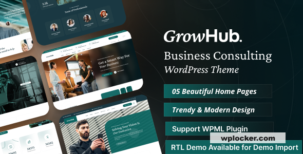 GrowHub v1.0.6 - Business Consulting WordPress Theme