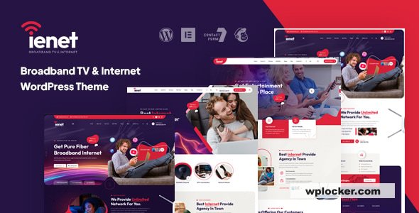 Ienet v1.0.0 - Broadband TV & Internet WordPress Theme