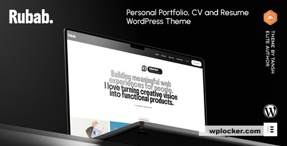 Rubab v1.0.1 - Personal Portfolio WordPress Theme