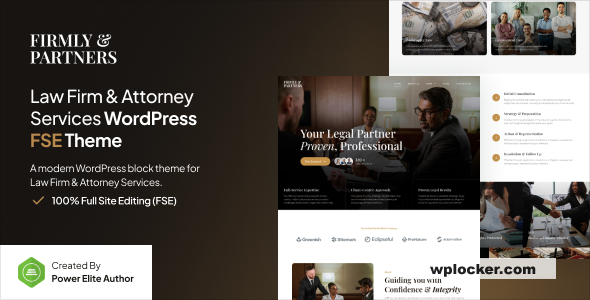 Firmly v1.0.0 - Lawyer & Attorney FSE WordPress Theme