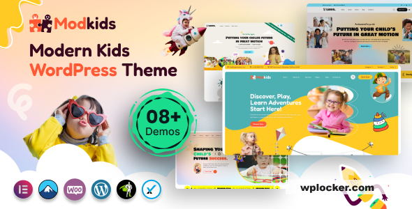 Modkids v1.0.1 - Modern Kids WordPress Theme