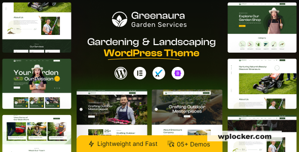 Greenaura v1.0.6 - Gardening & Landscape WordPress Theme
