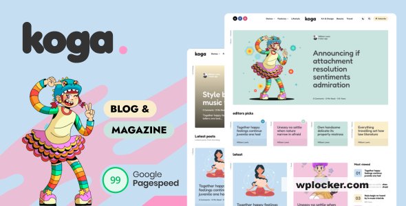 Koga v1.0.8 - Blog & Magazine WordPress Theme