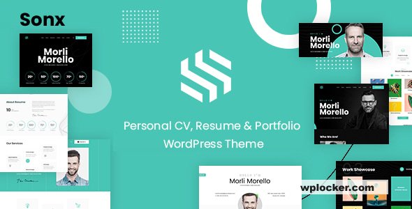 Sonx v1.0.0 - Personal Resume and Portfolio WordPress Theme​