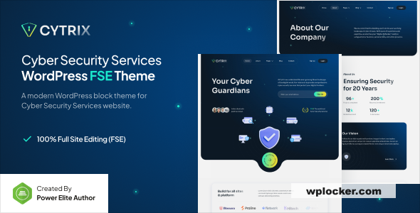 Cytrix v1.0 – Cyber Security Services Gutenverse FSE WordPress Block Theme