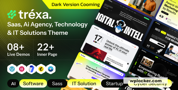 Trexa 1.0.0 - Saas, Ai Agency, Technology & IT Solutions WordPress Theme
